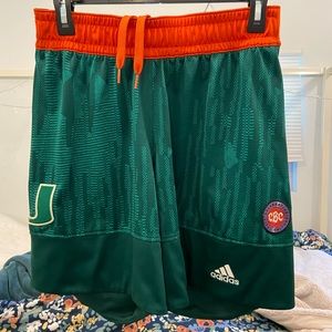 Miami Hurricanes, Adidas colab basketball shorts